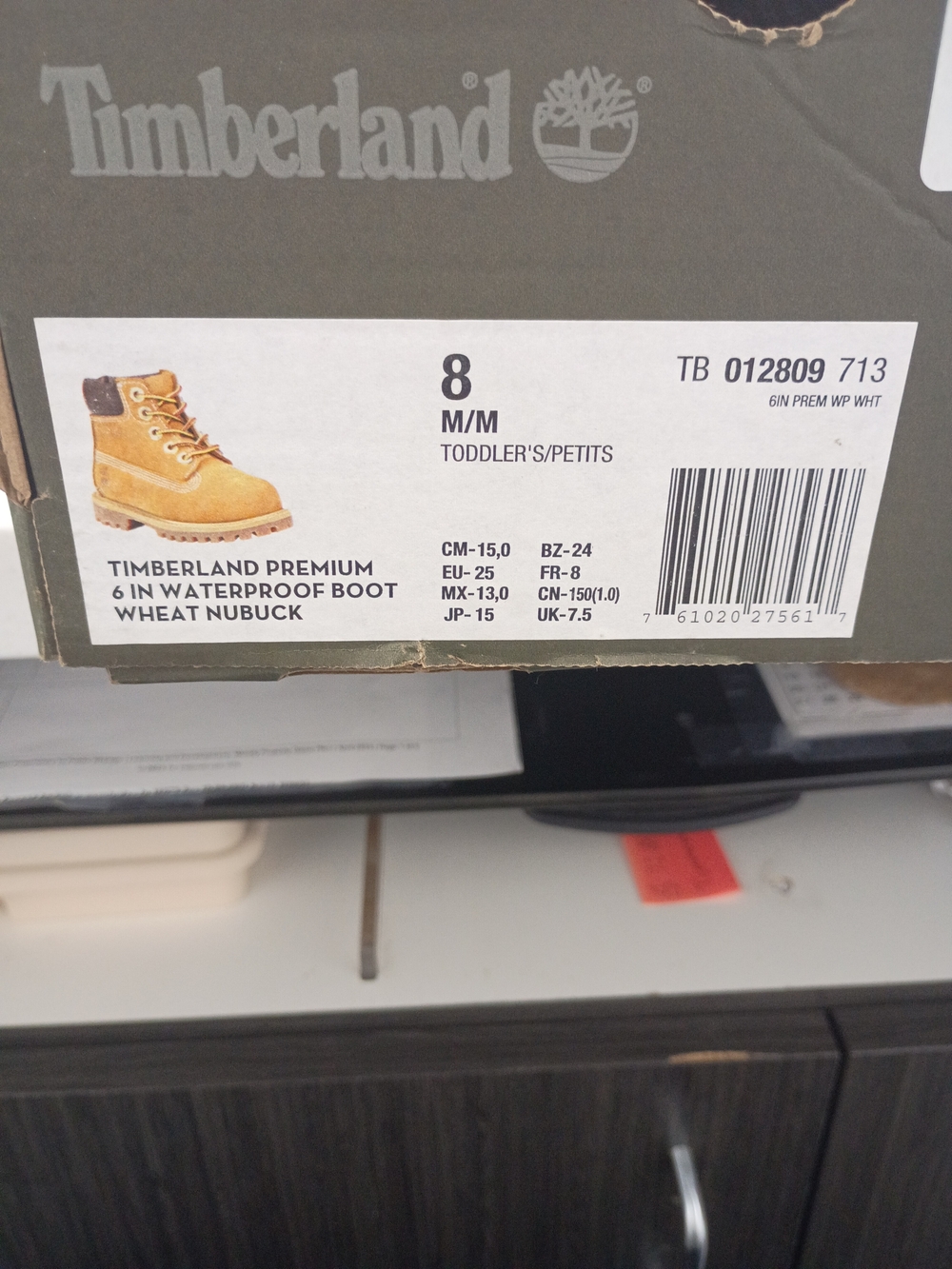 Timberland Men's 6-Inch Premium Waterproof Boot - Wheat Nubuck